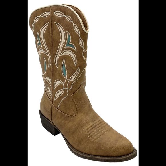 Coconuts By Matisse Women's Tucker Western Boots Tan - Medium - Picture 1 of 3